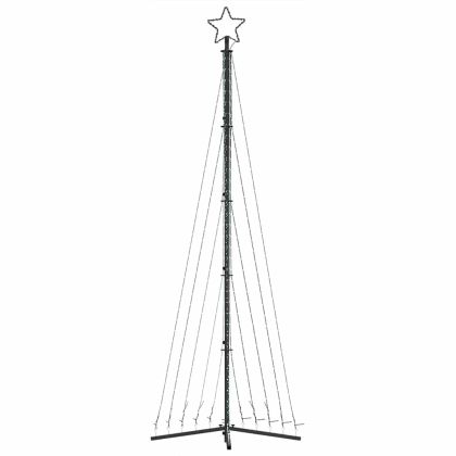 LED коледна елха 495 светодиода синьо 300,5 см