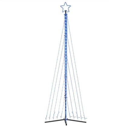 LED коледна елха 495 светодиода синьо 300,5 см