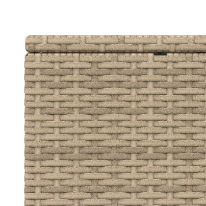 Шезлонг с плаваща възглавница Beige Poly Rattan