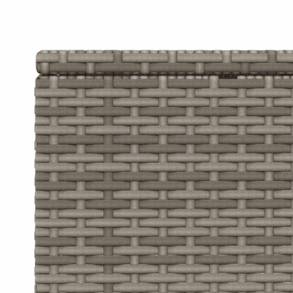 Шезлонг с плаваща възглавница Grey Poly Rattan