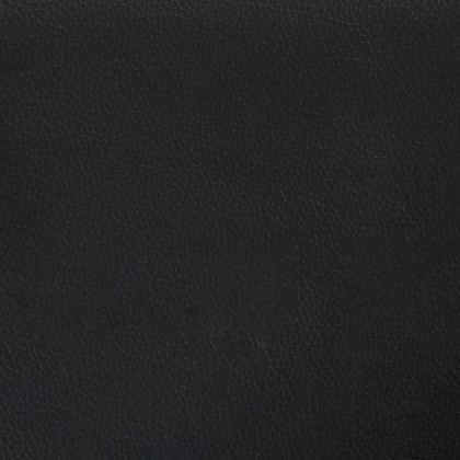 Tрапезни столове, 4 бр, черни, изкуствена кожа