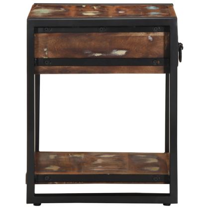 Странична маса Multicolour Масивна дървесина Reclaimed