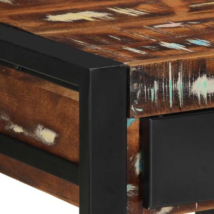 Странична маса Multicolour Масивна дървесина Reclaimed