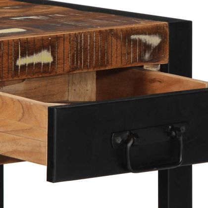 Странична маса Multicolour Масивна дървесина Reclaimed