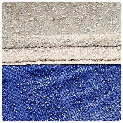 Шатра за басейн с подвижна муха & Мрежести стени Лазурно синьо