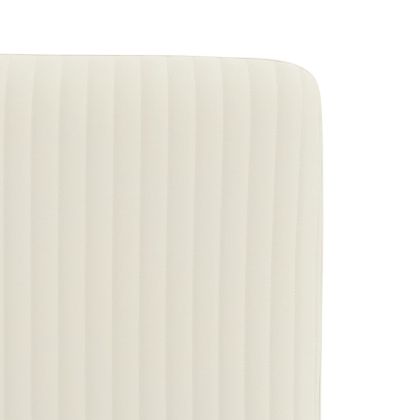 Трапезни столове, 2 бр, кремави, кадифе