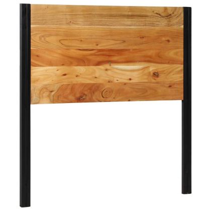 табла за глава 100 cm масивна дървесина акация и желязо