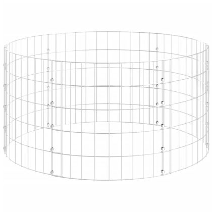 Градински компостер Ø100x50 см поцинкована стомана