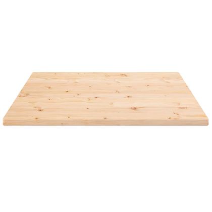 Плот за маса 70x70x2,5 см, масивна дървесина, бор, квадратен