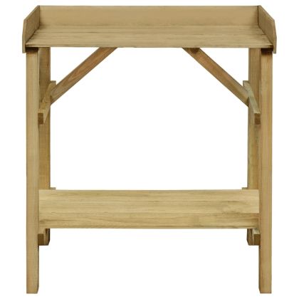 Работна маса за саксии, импрегниран бор, 75x40x90 см