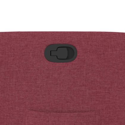 Стол реклайнер, виненочервен, текстил