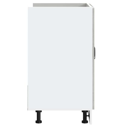 Шкаф за мивка, Kalmar, бетонно сив 80x46x81,5см инженерно дърво