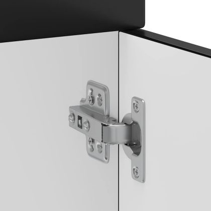 Кухненски шкаф, "Kalmar", черен, инженерно дърво