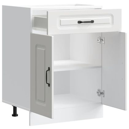 Кухненски шкаф, "Kalmar", бял, инженерно дърво