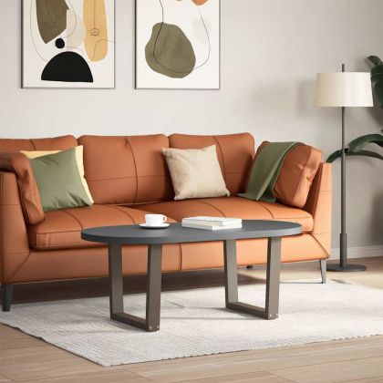 Крака за масичка за кафе, V-образни, 2 бр., естествена стомана, 50 x (42-43,3) см, стомана