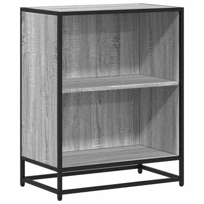 Шкаф за книги Grey Sonoma 60x35x76 cm Инженерна дървесина