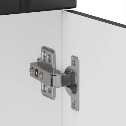 Кухненски шкаф Lucca Черно инженерно дърво