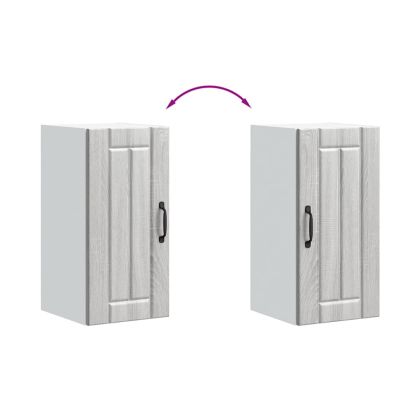 Кухненски стенен шкаф Lucca, сив сонома, инженерно дърво