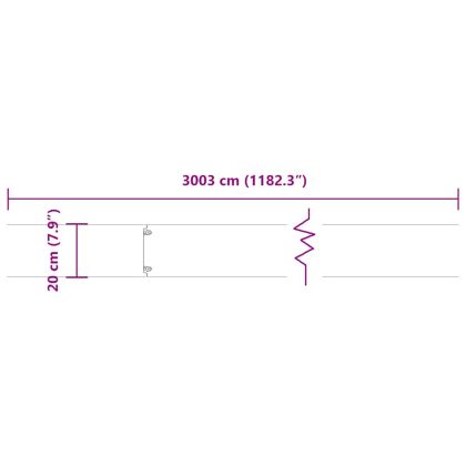 Краища за тревни площи 30 бр. черни студено валцувана стомана