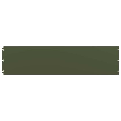 Краища за тревни площи 10 бр. маслиненозелени 25x103 cm
