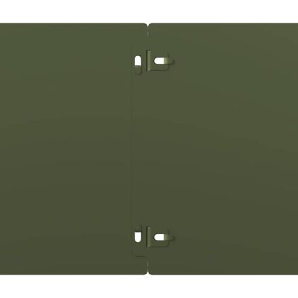 Краища за тревни площи 10 бр. маслиненозелени 20x103 cm