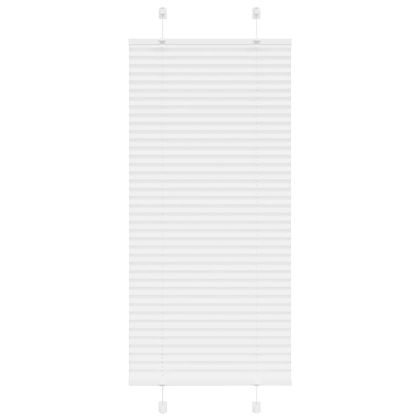 Плисирана щора Бяла 55x100 cm Ширина на плата 54,4 cm