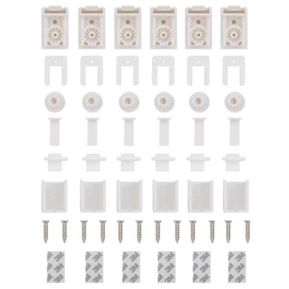 Плисирана щора Светло сиво 110x200 cm Ширина на плата 109,4 cm