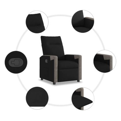 Наклоняем стол, черен, текстил