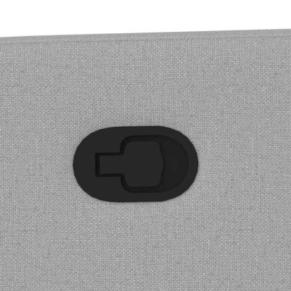 Изправящ реклайнер стол, облачно сив, текстил