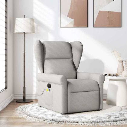 Масажен стол за лежанка Cloud Grey Fabric