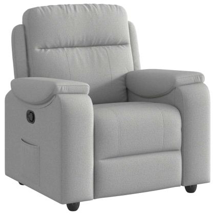 Recliner Chair Cloud Grey Fabric