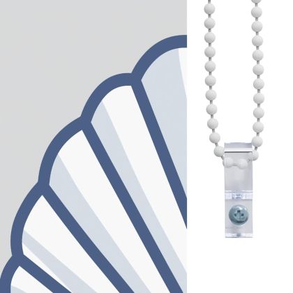 Ролетна щора за душ с касета 130x240 см Ширина на плата 126 см