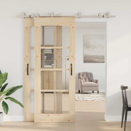 Механизъм за плъзгаща врата 200 см неръждаема стомана сребрист