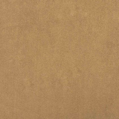 Релакс стол с табуретка Кафяв кадифе