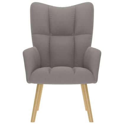 Релакс стол, таупе, текстил