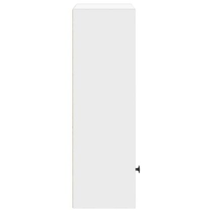 Библиотека, бяла, 31x24x77 см, инженерно дърво