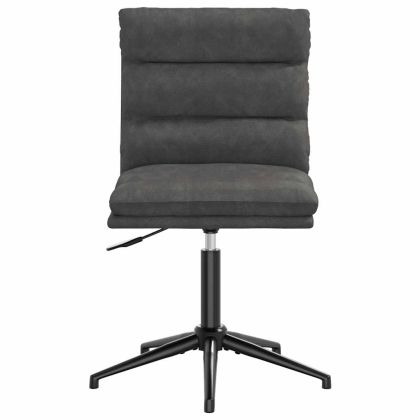 Tрапезни столове, 4 бр, черни, изкуствена кожа