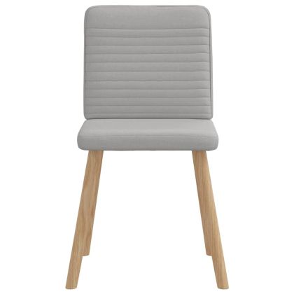 Трапезни столове 2 бр Cloud сив плат