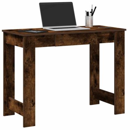Бюро, опушен дъб, 100x45x75 см, инженерно дърво