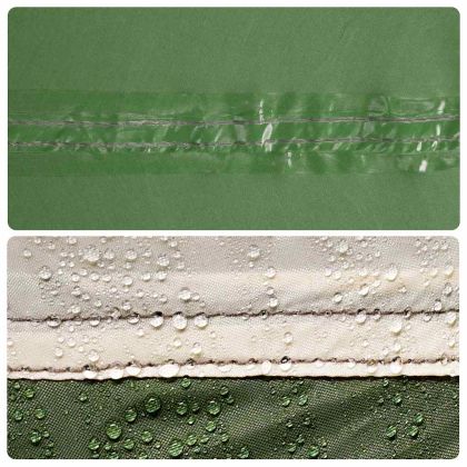 Camping Windbreak Green 490x123 cm Водоустойчив