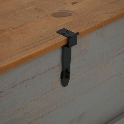 Скрин за съхранение HALDEN сива 91x91x47 cm бор