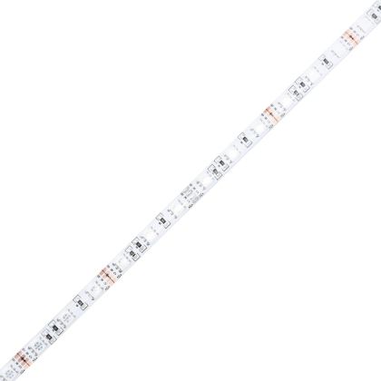 Рамка за легло с табла и LED, опушен дъб, 120x190 см