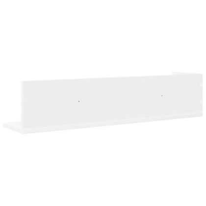 стенни рафтове 2 бр. бели 75x16,5x16,5 см