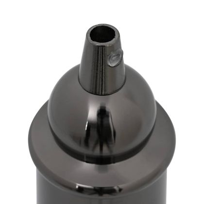 Лампи 2 бр. лъскави черни E27