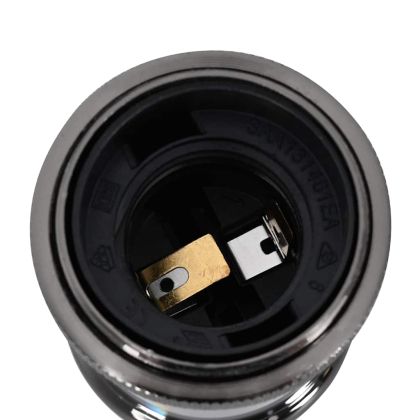 Лампи 2 бр. лъскави черни E27