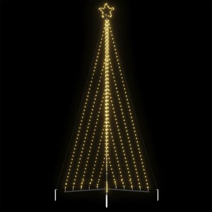 LED коледна елха 570 светодиода топло бяло 399 см