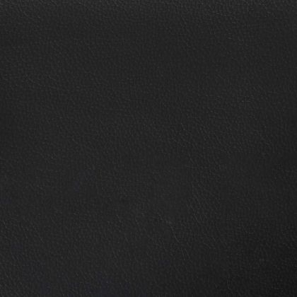 Трапезни столове, 6 бр, черни, изкуствена кожа