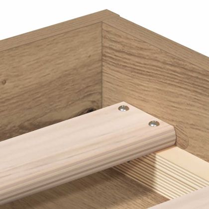 Рамка за легло без матрак дъб артизан 90x190см инженерно дърво