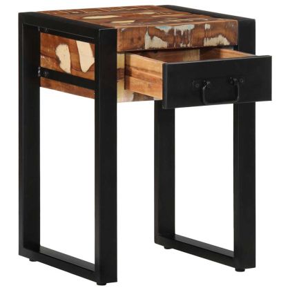 Странична маса Multicolour Масивна дървесина Reclaimed