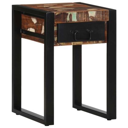 Странична маса Multicolour Масивна дървесина Reclaimed